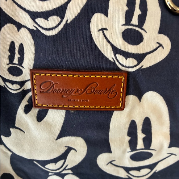 Vintage Dooney & Bourke Disney Mickey Mouse Print Handbag - Picture 3 of 7